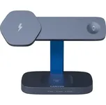 CANYON Bezdrátová nabíječka HEXAGON WCS-310 3in1 tmavě šedá/modrá CNS-WCS310DGBL