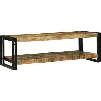 Konferenční stolek vidaXL Konferenční stolek Hnědá 120 x 50 x 38 cm Masivní mangové dřevo [4104718]