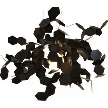 Zava Andromeda, černé závěsné designové svítidlo, 1xE27, prům. 70cm