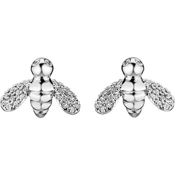 Náušnice Náušnice s diamanty Shiny Bee