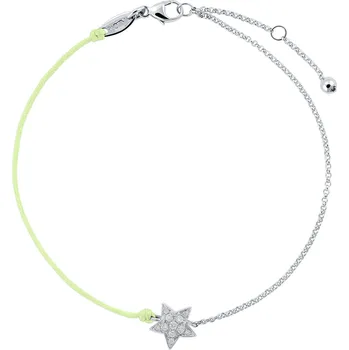 Náramek Diamantový náramek se šňůrkou Be a Star