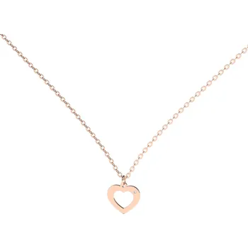 Náhrdelník Náhrdelník s diamantem Two Hearts