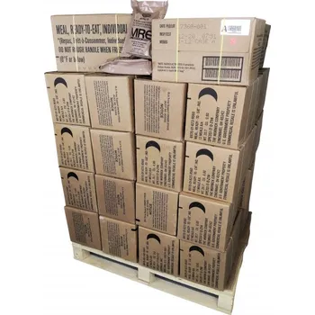 jídlo na cestu ARMÁDNÍ ORIGINÁL US ARMY Bojová dávka potravy MRE BOX 12ks Meal Ready to Eat US (BDP, KDP) originál Menu: A (Menu 1-12)