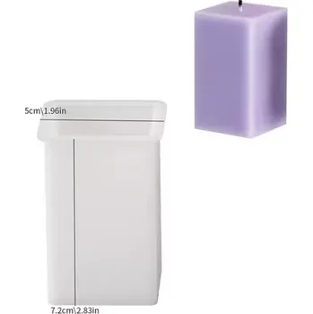 Forma na odlévání Silikonová forma na svíčky - čtvercová základna