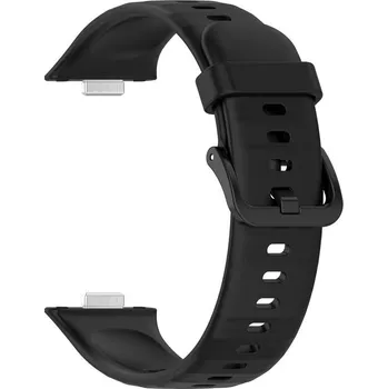 Řemínek na hodinky Silikonový řemínek Ricardo (pro Huawei Watch Fit 3, 4, 4 Pro), černý V1