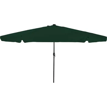 Slunečník vidaXL Zahradní slunečník Zelená 395 x 395 x 245 cm Polyester [42003645]