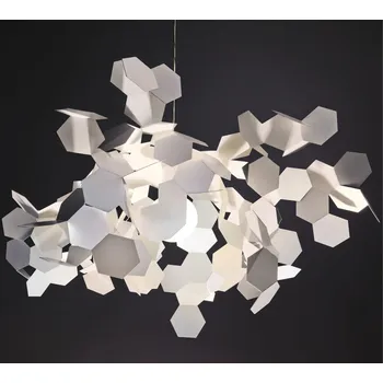 Zava Andromeda, bílé závěsné designové svítidlo, 1xE27, prům. 120cm