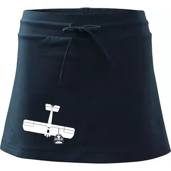 Dámská sukně RC letadlo - Sportovní sukně - two in one - XL ( Námořní modrá (velmi tmavá - téměř černá) )