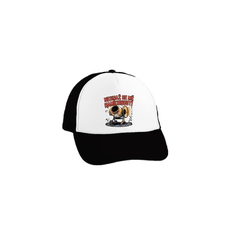 Kšiltovka Bastard Míchačka kšiltovka truckerka Black cap