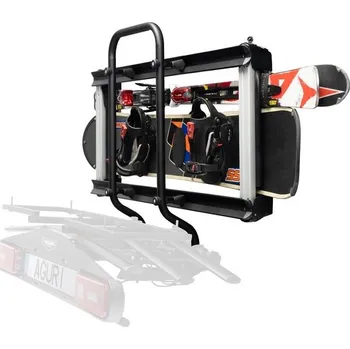 Box na tažné zařízení Sada pro přepravu lyží Aguri