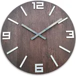 Nástěnné hodiny Dob hnědé