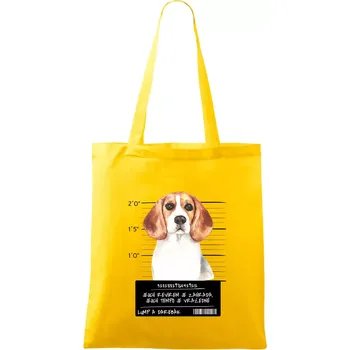 Lump a darebák bígl - Taška bavlněná - 42 x 38 cm ( Žlutá )