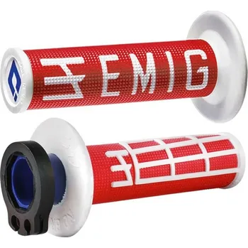 Chránič řídítek pro čtyřkolku ODI GRIPS MX Lock-on v2 EMIG 4-Stroke Red/White (H34EMRW) H34EMRW