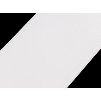 Pruženka tkaná šíře 10 cm, barva 2 bílá