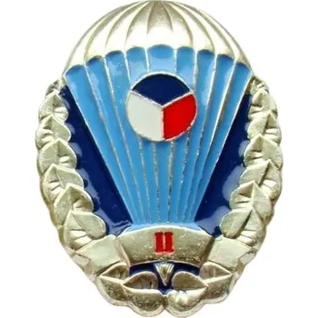 ARMÁDNÍ ORIGINÁL AČR Odznak pro výsadkáře Armády České republiky zlatý II. stupně originál