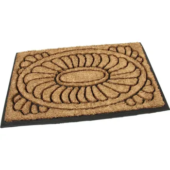 Kokosová čistící vstupní rohož Bloom - 75 x 45 x 2,2 cm