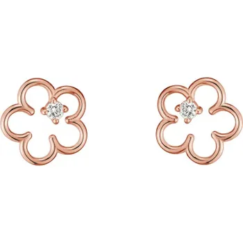 Náušnice Náušnice s diamantem Glossy Daisy