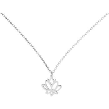 Náhrdelník Náhrdelník s diamantem Lotus Flower