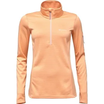 Dámská mikina Dámská mikina Columbia W PARK VIEW 1/2 ZIP FLEECE XL Oranžová, Bílá