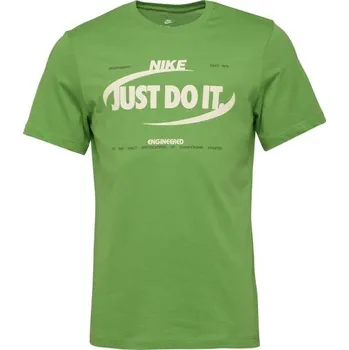 Pánské tričko Pánské triko Nike M NSW TEE 6MO JDI FAHO25 L Zelená, Bílá