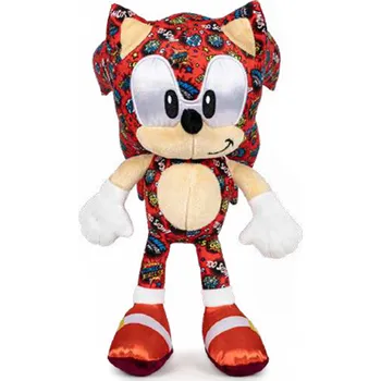 Hračka pro nejmenší Sonic classic pop plyšový 70 cm Červený