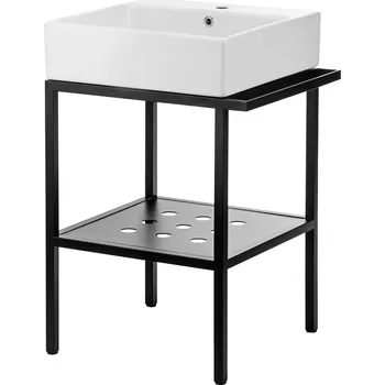 Umyvadlo Deante Koupelnový set Temisto s umyvadlem 60x50 cm - CDTS6U6S