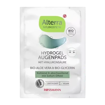 Péče o oční okolí Alterra Naturkosmetik Hydrogelové polštářky pod oči Aloe vera