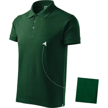 Pánská košile Polokošile Pánská Malfini® Cotton - Dark Green / M, Firemní dárkové předměty s vlastním potiskem