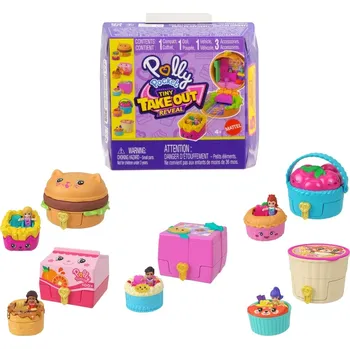 Panenka Polly Pocket Snacky Pojízdný Set