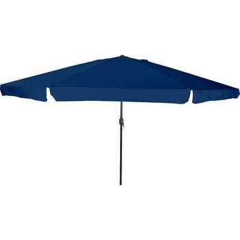 Stínicí technika vidaXL Zahradní slunečník Azurblau 395 x 395 x 245 cm Polyester a ocel [42003643]