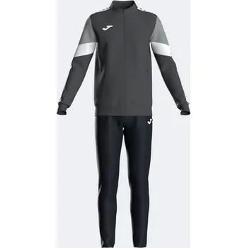 Pánské oblečení ICONO STREET TRACKSUIT DARK GRAY BLACK-Pánská souprava - Velikost XL