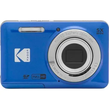 Digitální kamera Digitální fotoaparát 16MP s 5x optickým zoomem a 28mm širokoúhlým objektivem 1080p Full HD 2,7" LCD Micro USB Lithiová baterie modrá