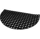 Vnější gumová rohožka půlkruhová GUMMI 45x75 cm