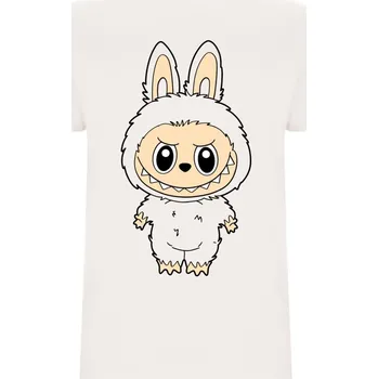 Chlapecké tričko Bavlněné tričko Labubu - Cappuccinový Barva: Cappucinno, Velikost: L