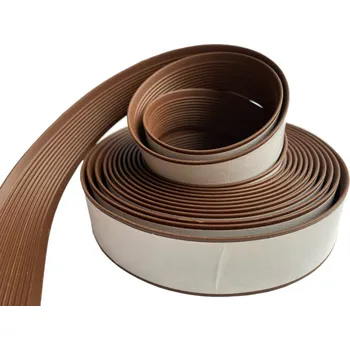 Nášlap na schod Hnědý protiskluzový profil I na schody, šíře 32 mm - metráž