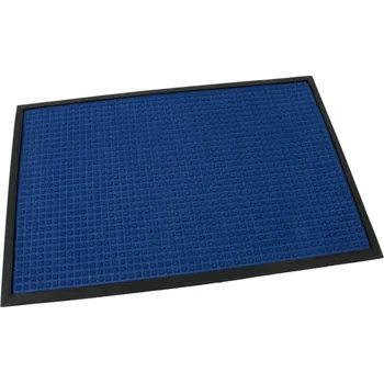 Rohožka Textilní gumová vstupní rohož Bump modrá - 90 x 60 x 0,8 cm