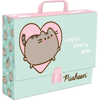 Školní kufřík St.Majewski Kufřík A4 s rukojetí XL Pusheen Enjoy