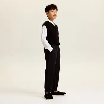 Chlapecké kalhoty Reserved - Kalhoty chino s vysokým podílem bavlny - černý - 607FM-99X - 607FM-99X-170