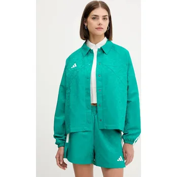 Pánská bunda Bunda adidas House of Tiro zelená barva, přechodná, JL9204 67X, vel. XL