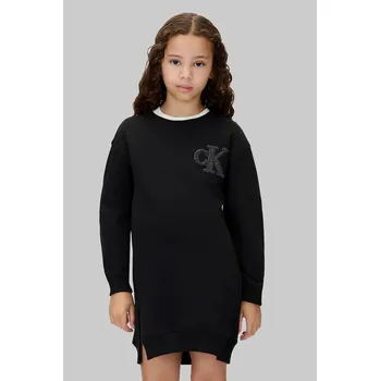 Dívčí šaty Dívčí šaty Calvin Klein Jeans IG0IG03009.9BYA černá 99X, vel. 128