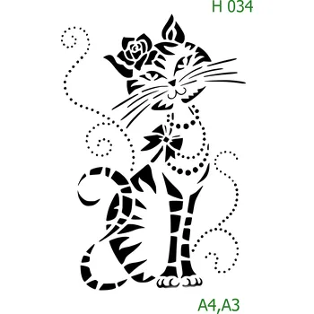 Šablona H 034 - A4 , Lepící fólie