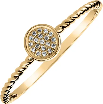 Prsten Prsten s diamanty Endless Circle