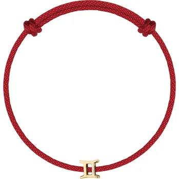 Náramek Diamantový náramek se šňůrkou Gemini