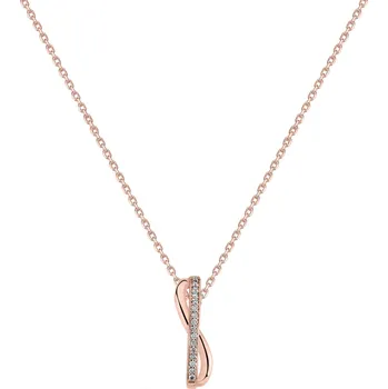 Náhrdelník Přívěs s diamanty Elegant Embrace