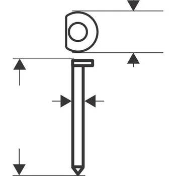 Hřebík BOSCH Hřebík DA se zápustnou hlavou, SK64-34 50G 2608200522 free_store_pickup