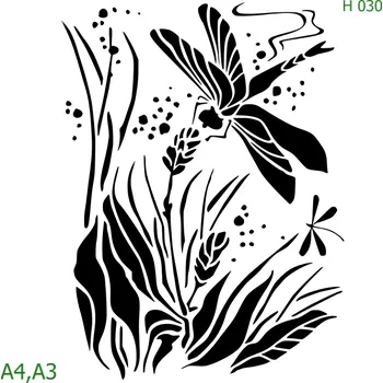 Šablona H 030 - A4 , Nelepící folie