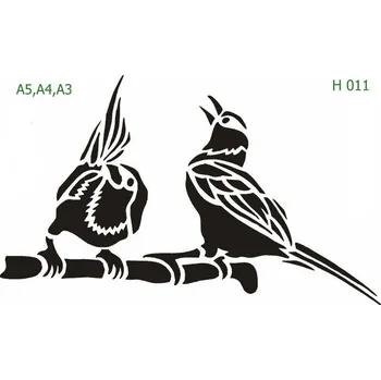 Šablona H 011 - A3 , Nelepící folie