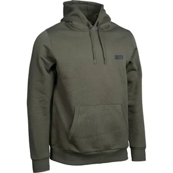 Rybářské oblečení Nash Mikina Make It Happen Carp Logo Hoodie Green XL