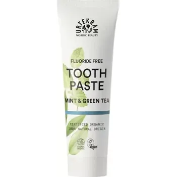 zubní pasta URTEKRAM zubní pasta Mint a Green Tea 75g (bez fluoru)