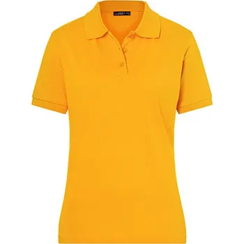 Dámské tričko James&Nicholson Dámská polokošile JN071 Gold Yellow XL